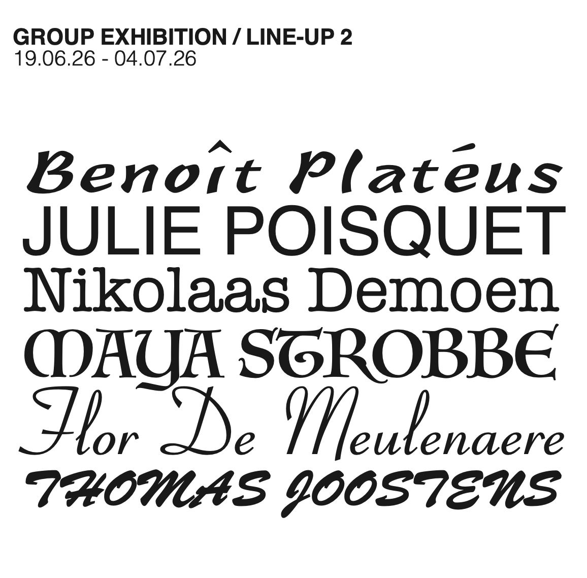LINE-UP 2