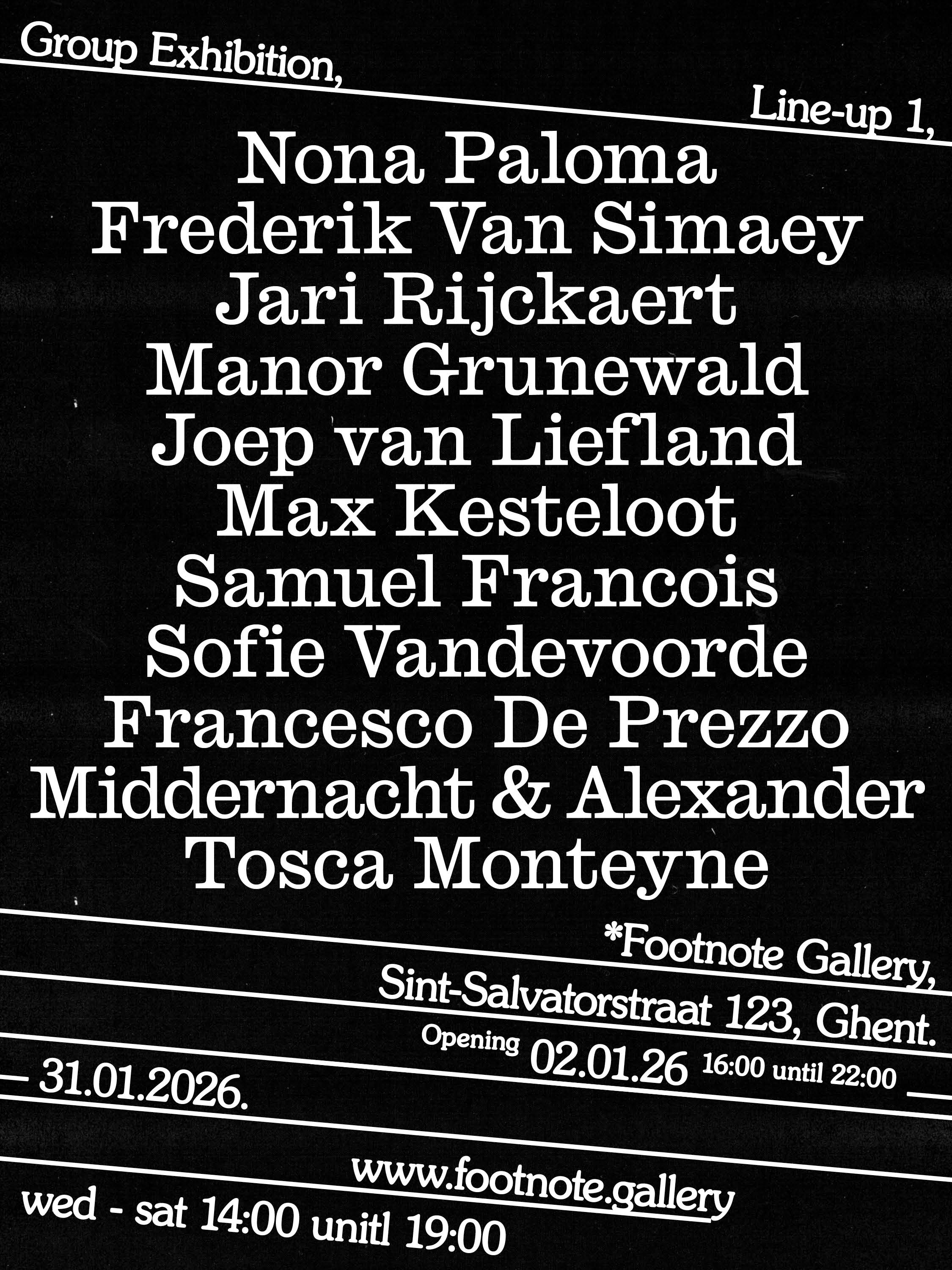 LINE-UP 1